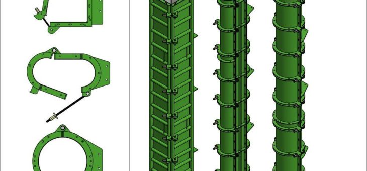 PASCHAL-Schalungen bringen Beton in jede (Stützen-)Form