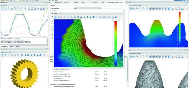 Integrierte FEM-Auswertung in KISSsoft