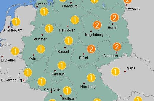 Vorschau für den Pollenflug am Wochenende