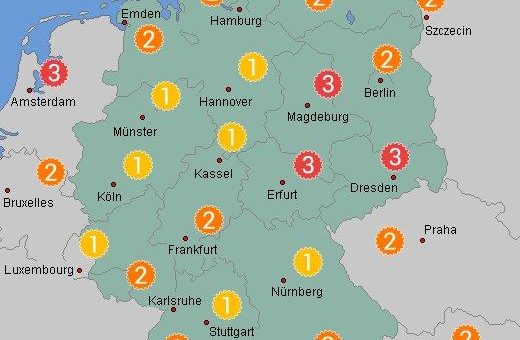 Vorschau für den Pollenflug am Wochenende