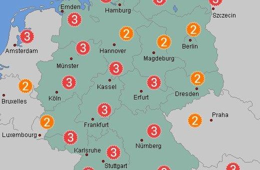 Vorschau für den Pollenflug am Wochenende