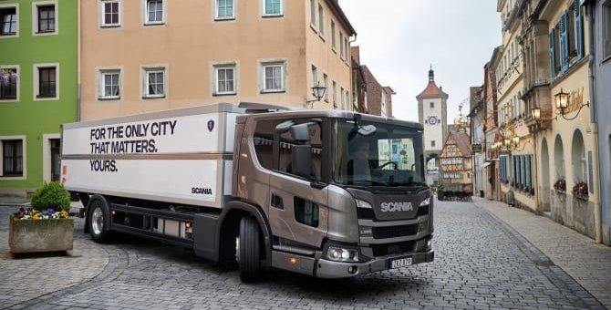 Scania Automobilausstellung präsentiert L-Baureihe