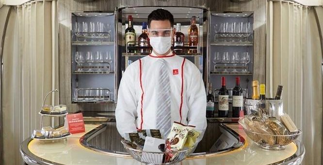 Neues Signature-Service-Konzept: Emirates öffnet seine A380 Bord-Lounge und Spa-Duschen nach sorgfältiger Gesundheits- und Sicherheitsbewertung