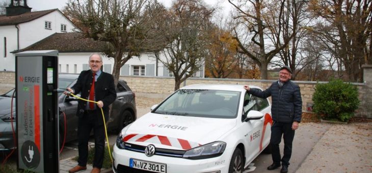 Ladesäule für Elektroautos in Langenaltheim