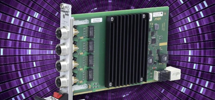 G211X – Viermal Gigabit-Ethernet über M12-X und CompactPCI Serial