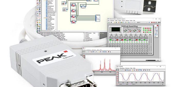 Messtechnik-Software DASYLab® unterstützt CAN-Interfaces von PEAK-System