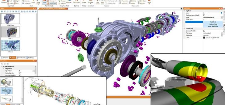 Die KISTERS 3DViewStation V2020.1 wartet mit Abstands- und Bandanalyse und hierarchische Explosion auf