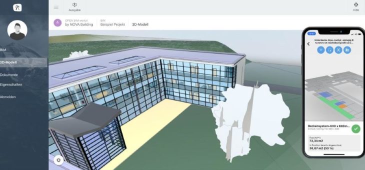 Optimale Kontrolle über den Baufortschritt –  NOVA Aufmaß App mit BIM Integration