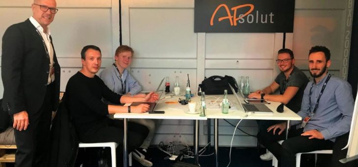 apsolut-Team nimmt am Hackathon während der SAP Connect in Düsseldorf teil