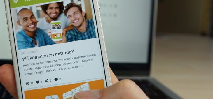 Die App mitradoX ermöglicht Campusleben trotz Corona