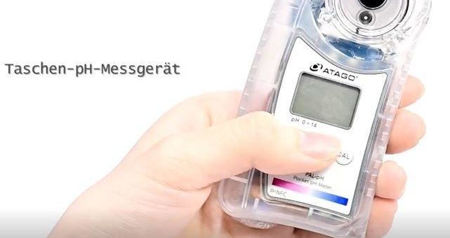 Neues Taschen pH-Meter „PAL-pH Amine“ von ATAGO