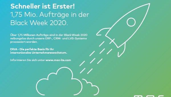 Über 1,75 Mio. Aufträge – Unsere Black Week 2020 in Zahlen