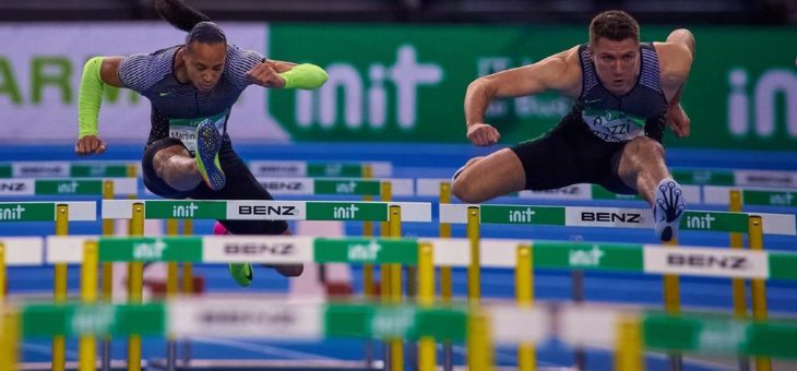 Weltklasse-Trio im Hürdensprint beim INDOOR MEETING Karlsruhe 2021