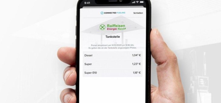 Raiffeisen Energie Nord führt Connected Fueling an ihren Tankstellen ein