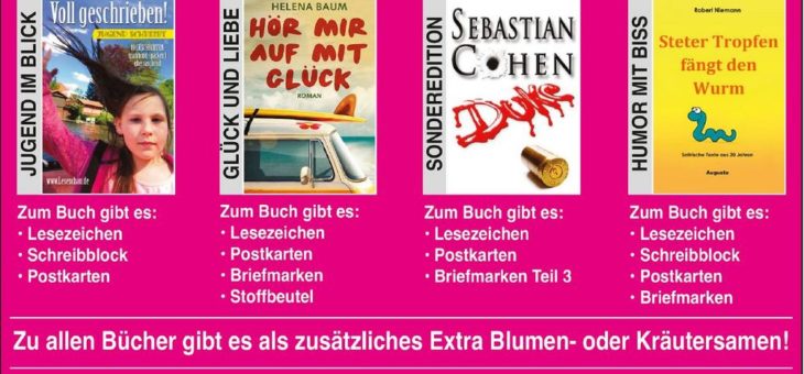 Neue Bücher + viele viele Extras! Immer mit Samen!