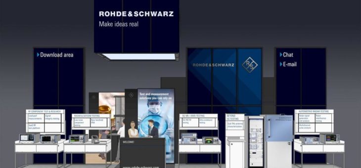 EuMW virtual: Rohde & Schwarz zeigt zuverlässige Mikrowellen-Testlösungen für zukunftsweisende Anwendungen