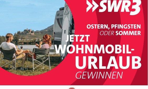 Radio-Sender SWR3 verlost Wohnmobilreisen von Bürstner