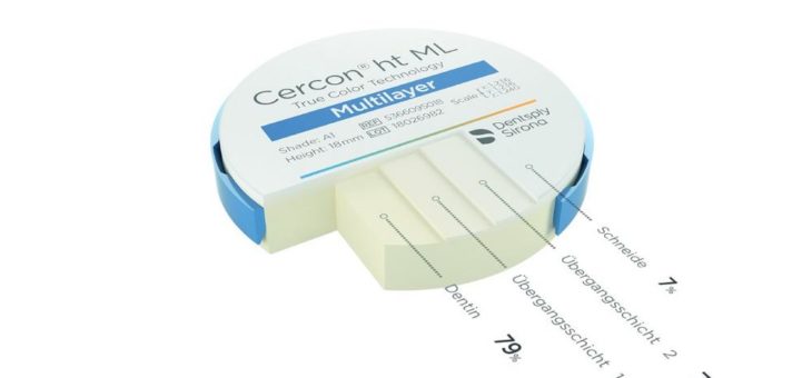 Cercon ht ML – bis zu 14-gliedrige Brücken mit der neuen Cercon Multilayer-Lösung von Dentsply Sirona