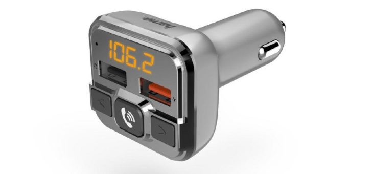 FM-Transmitter mit Bluetooth- und Freisprechfunktion