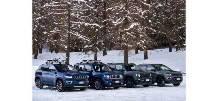 Bei Schnee und Eis sorgenfrei unterwegs mit den Jeep® 4xe-Modellen