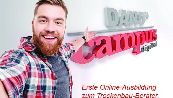 Danogips – Erste Online-Ausbildung zum  Trockenbau-Berater