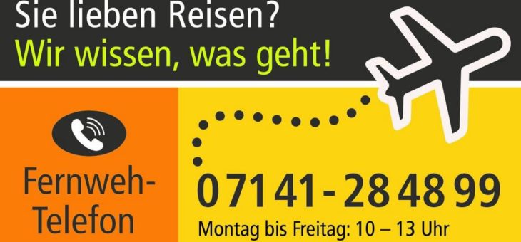 Reise-Beratung am Fernweh-Telefon erfolgreich gestartet