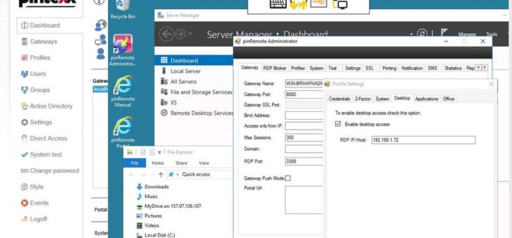 Neu: pinRemote 5.0 – Zugriff auf Unternehmens-Desktops und Windows-Anwendungen nur mit Browser