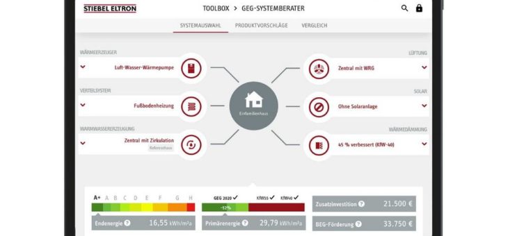 Online-Tool: GEG-Systemberater