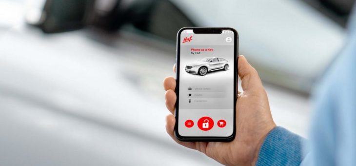 Digitaler Schlüssel zu neuen Geschäftsfeldern: Mit Huf Phone as a Key moderne Sicherheits- und Komfortfunktionen buchen