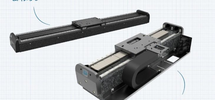 Neue Linearachse mit Profilschienen und eisenlosem Linearmotor