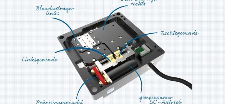 Motorisierter Blendensteller von Steinmeyer Mechatronik