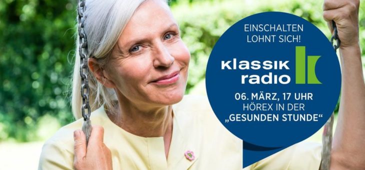 Zeit für Hörgesundheit: HÖREX in der „Gesunden Stunde“ des Klassik Radios