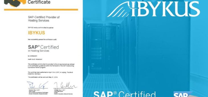 IBYKUS AG erhält Zertifizierung der SAP SE für Hosting Services