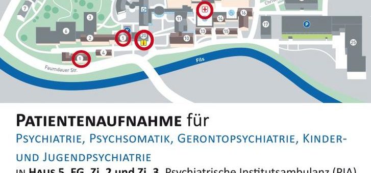 Geänderte Wege zur Patientenaufnahme im Klinikum Christophsbad