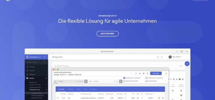 Klar, schnell, responsive: demand software mit neuer Website