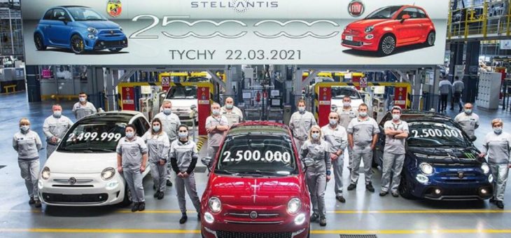 Meilenstein im Stellantis Werk in Tychy: 2,5 Millionen Fiat 500 gebaut