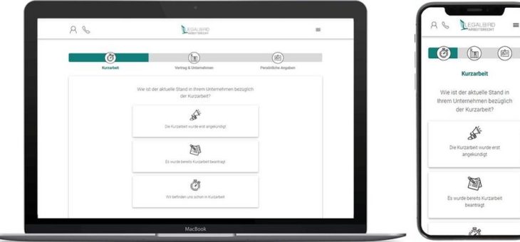 Kurzarbeit durch Corona: Legalbird bietet kostenlose Rechtsanalyse