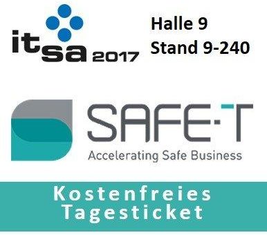 Safe-T Data stellt patentierte Cyber-Security-Lösungen auf it-sa 2017 vor.