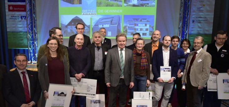 Start der zehnten Gebäude.Energie.Technik: Umweltminister Untersteller zeichnet Preisträger des GETEC Awards aus