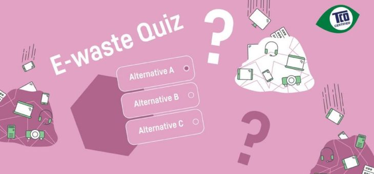 Quiz zum Thema Elektroschrott rückt den Internationalen Tag des Elektroschrotts ins Rampenlicht