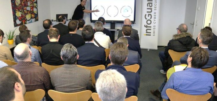 Rund 300 Schweizer Cyber Security Fachleute informierten sich am 5. Innovation Day bei der InfoGuard