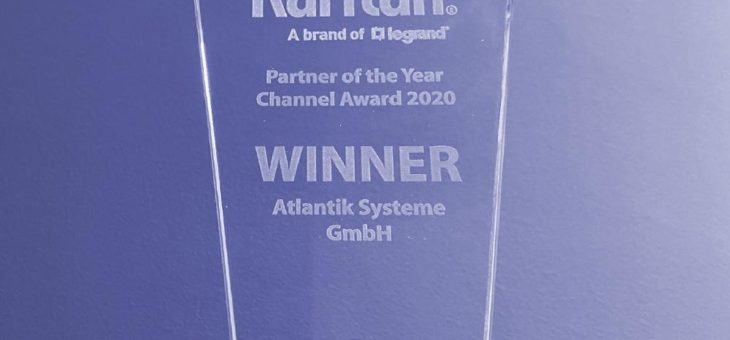 Atlantik Systeme erhält Raritan Award „Partner of the Year 2020”