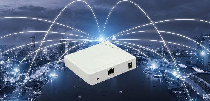 Atlantik Systeme präsentiert den BR-400AN 802.11a/b/g/n Mesh WLAN Konverter von Silex