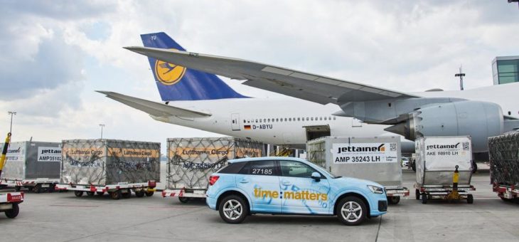 Lufthansa befördert Hilfsgüter nach Indien