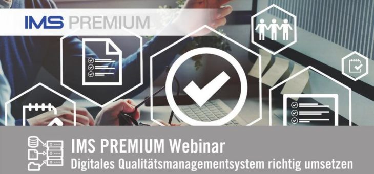 [WEBINAR] Digitales Qualitätsmanagementsystem richtig umsetzen (Webinar | Online)