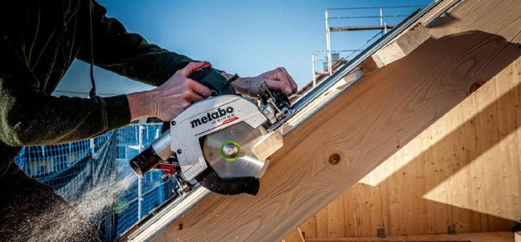 Tiefe Schnitte, flexibler Einsatz: neue 18-Volt-Akku-Handkreissäge von Metabo