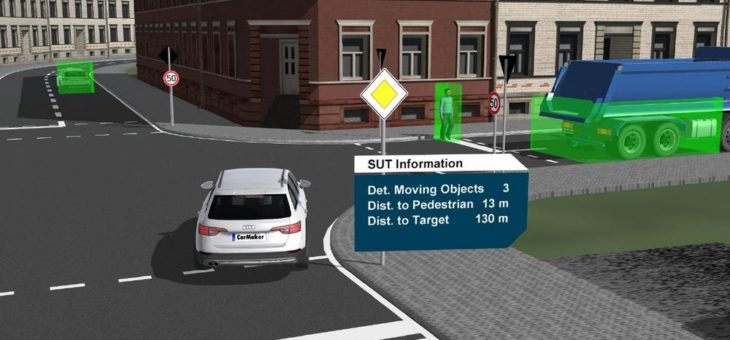 Autonomes Fahren in der Stadt: Mit Simulation auf Nummer sicher