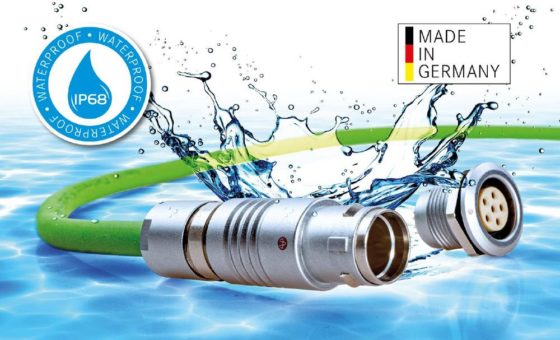 Produkt des Jahres 2021 – wasserdichter Push-Pull Rundsteckverbinder in Schutzart IP68