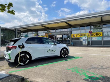 deer e-Carsharing am Flughafen Karlsruhe  /Baden-Baden (FKB) – elektrisch mobil mit dem grünen Hirsch