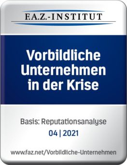 Auszeichnung für vorbildliches Verhalten erhalten!